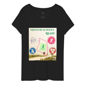 "Missouri Schools Read!" women’s v-neck t-shirt