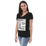 "GB Shaw Quote" women’s v-neck t-shirt