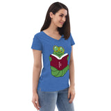"Bookworm" women’s v-neck t-shirt