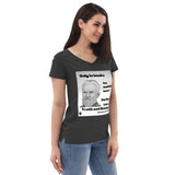 "GB Shaw Quote" women’s v-neck t-shirt