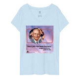 "Eisenhower Quote" women’s v-neck t-shirt