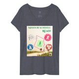 "Missouri Schools Read!" women’s v-neck t-shirt