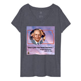 "Eisenhower Quote" women’s v-neck t-shirt