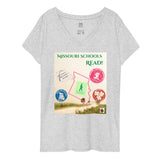 "Missouri Schools Read!" women’s v-neck t-shirt