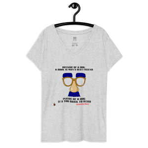 "Groucho" women’s v-neck t-shirt