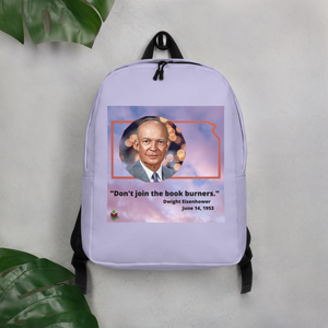 "Eisenhower Quote"  Backpack