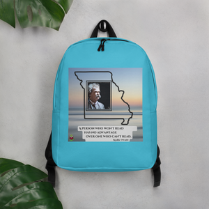 "Twain Quote"  Backpack