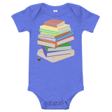 "Bookstack" Baby short sleeve one piece