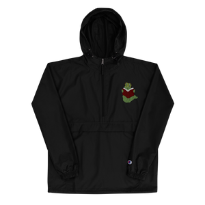 Bookworm Embroidered Champion Jacket