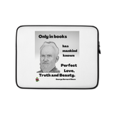 "GB Shaw Quote" Laptop Sleeve