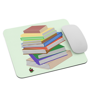 "Bookstack" Mouse pad