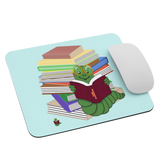 "Bookworm/Bookstack" Mouse pad