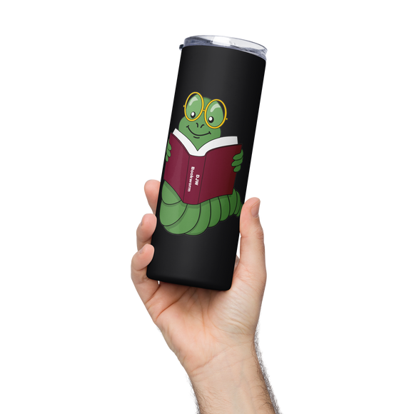 Bookworm Stainless steel tumbler