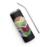 "Bookworm/Bookstack" Stainless steel tumbler