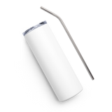 "Bookworm/Bookstack" Stainless steel tumbler