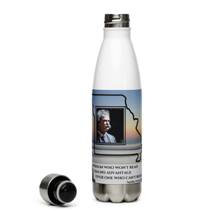 "Twain Quote" Stainless Steel Water Bottle