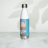 "WA White Quote" Stainless Steel Water Bottle