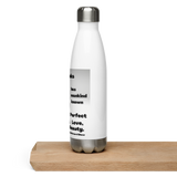 "GB Shaw Quote" Stainless Steel Water Bottle