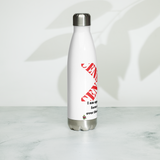 "Jefferson Quote" Stainless Steel Water Bottle