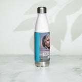 "WA White Quote" Stainless Steel Water Bottle