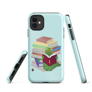 "Bookworm/Bookstack" Tough iPhone case