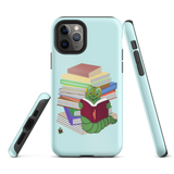 "Bookworm/Bookstack" Tough iPhone case