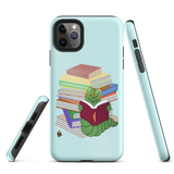 "Bookworm/Bookstack" Tough iPhone case