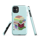 "Bookworm/Bookstack" Tough iPhone case