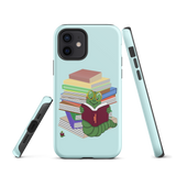 "Bookworm/Bookstack" Tough iPhone case