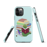 "Bookworm/Bookstack" Tough iPhone case