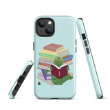 "Bookworm/Bookstack" Tough iPhone case