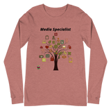 "Media Specialist" Unisex Long Sleeve Tee