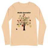 "Media Specialist" Unisex Long Sleeve Tee