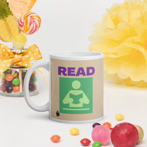 "Read"  glossy mug