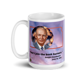 "Eisenhower Quote" glossy mug