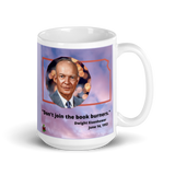 "Eisenhower Quote" glossy mug