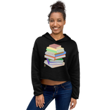 "Bookstack" Crop Hoodie