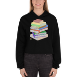 "Bookstack" Crop Hoodie