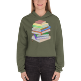 "Bookstack" Crop Hoodie