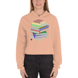 "Bookstack" Crop Hoodie