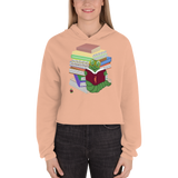 "Bookworm/Bookstack" Crop Hoodie