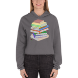 "Bookstack" Crop Hoodie