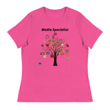 "Media Specialist" Women's Relaxed T-Shirt