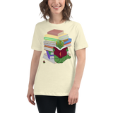 "Bookworm/Bookstack" Women's Relaxed T-Shirt