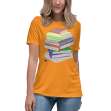 "Bookstack" Women's Relaxed T-Shirt