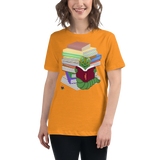 "Bookworm/Bookstack" Women's Relaxed T-Shirt