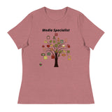 "Media Specialist" Women's Relaxed T-Shirt