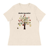 "Media Specialist" Women's Relaxed T-Shirt