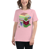 "Bookworm/Bookstack" Women's Relaxed T-Shirt