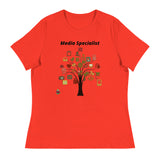 "Media Specialist" Women's Relaxed T-Shirt